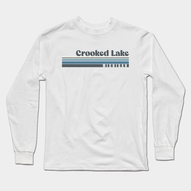 Crooked Lake Long Sleeve T-Shirt by Drafted Offroad